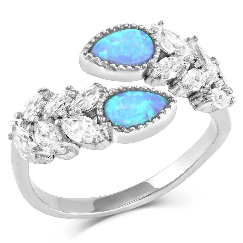 Mystic Falls Opal Crystal Ring by Montana Silversmiths
