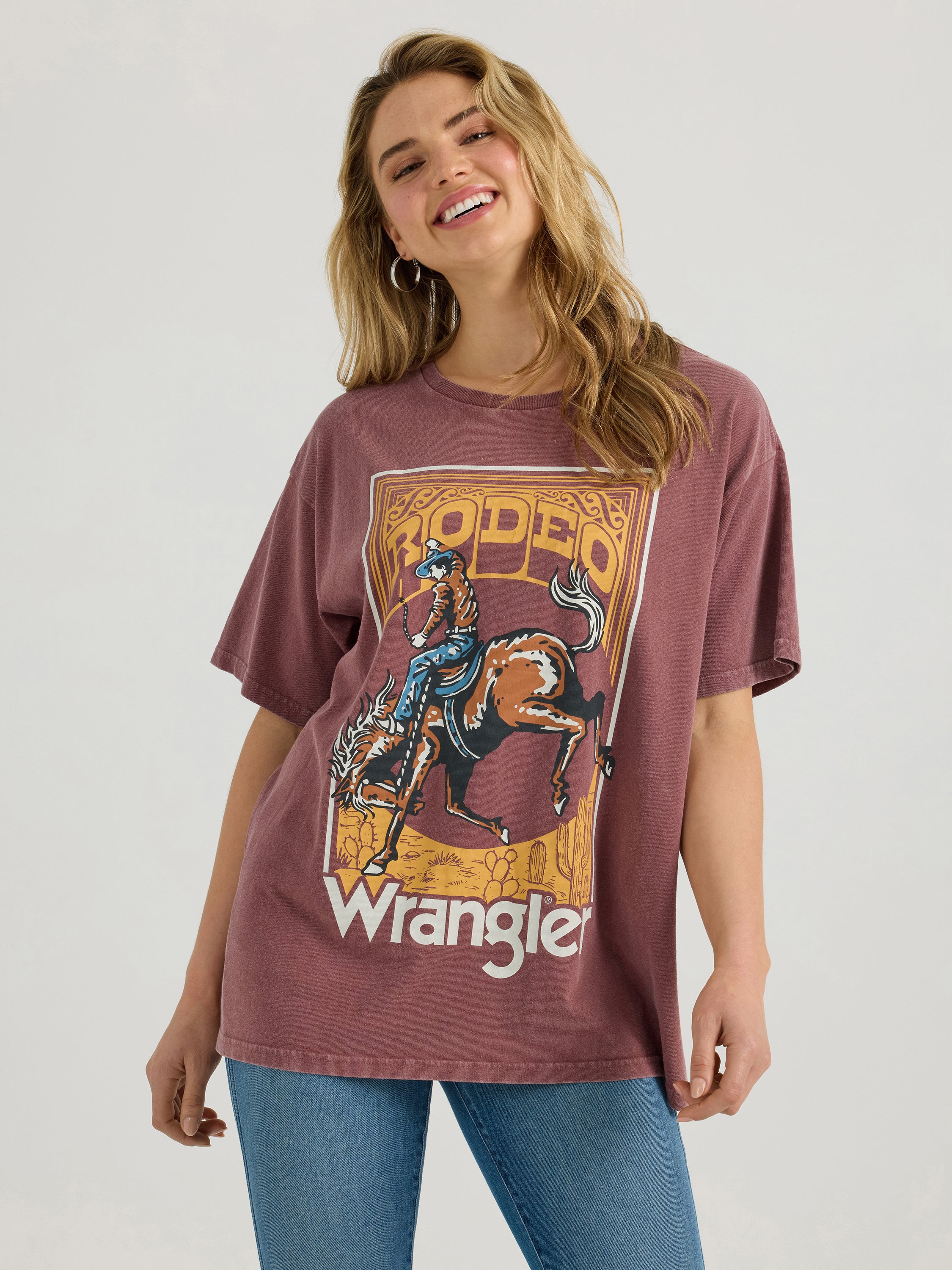 RODEO Oversized Tee by Wrangler