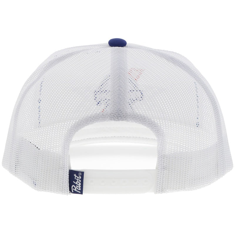 Ricky Bobby Pabst Hat by Hooey White/White Mesh