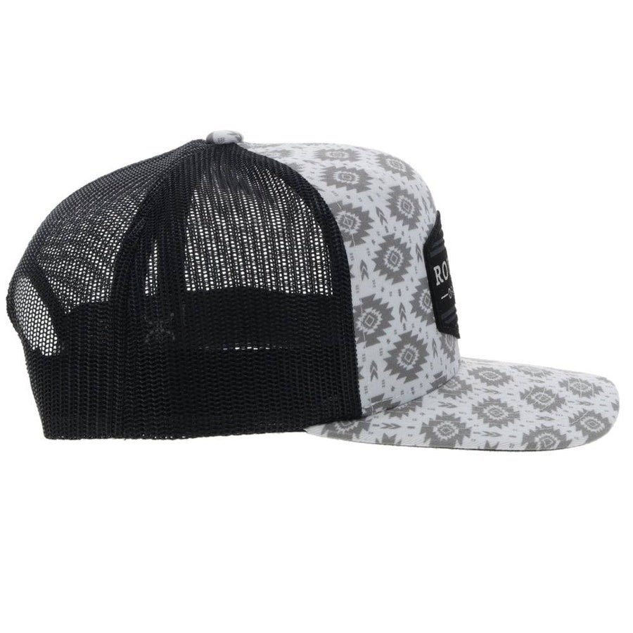 Roughy Straight Up Aztec Hat White
