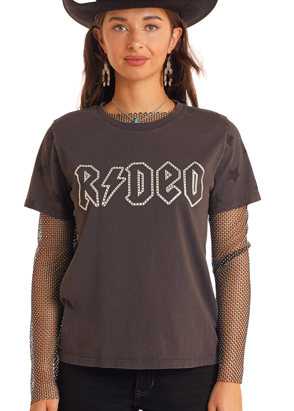 The Rhinestone Rodeo Tee by Rock & Roll Denim