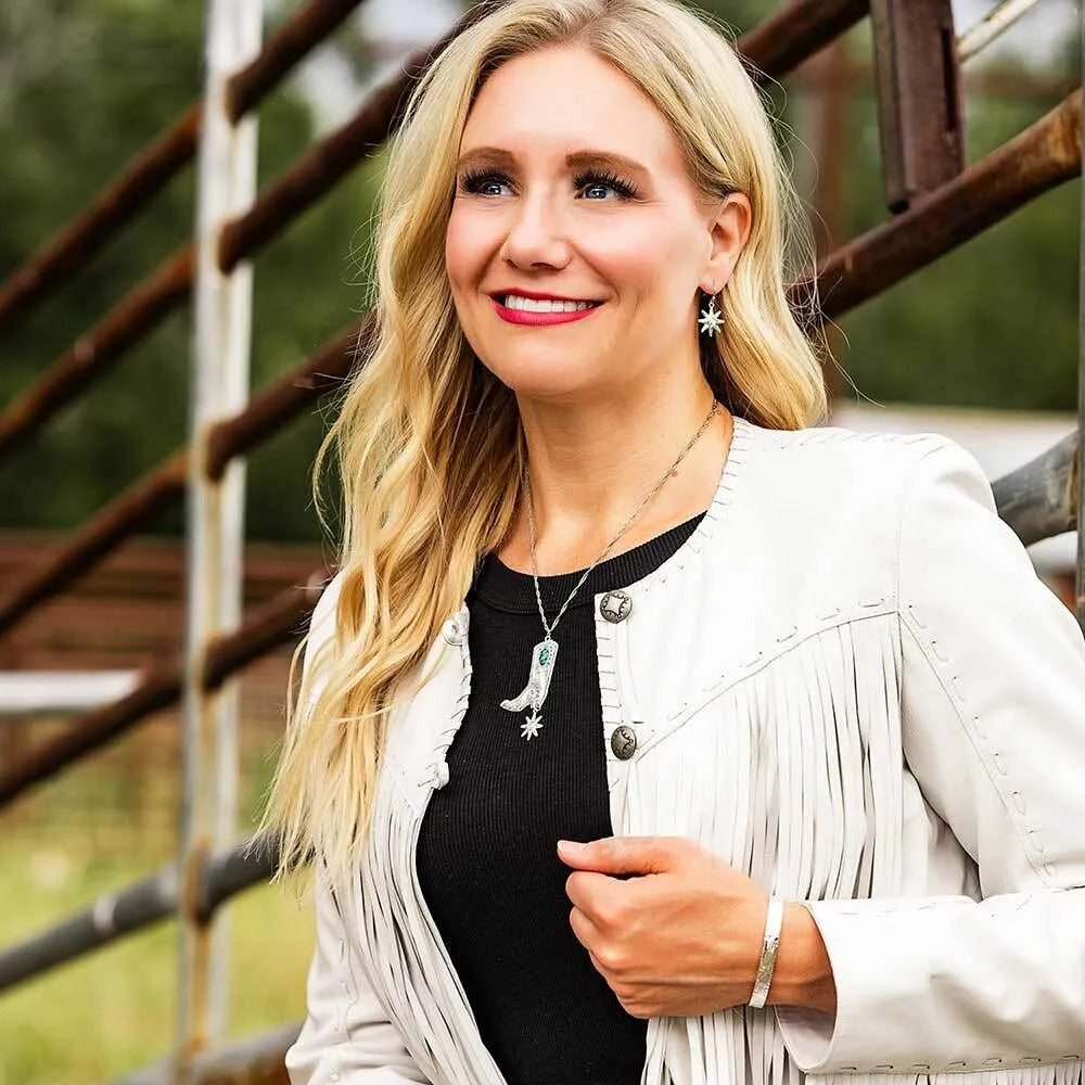 The Chiseled Spur Earrings by Montana Silversmiths