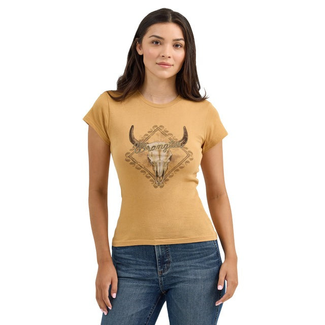 The Cattle Ride Ringer Tee by Wrangler