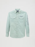 The Rodeo Classic Pearl Snap Shirt by Wrangler - Limestone