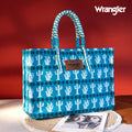 The Cactus Craze Wrangler Tote Purse in Turquoise