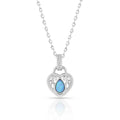 Gleeful Heart Silver Necklace by Montana Silversmiths