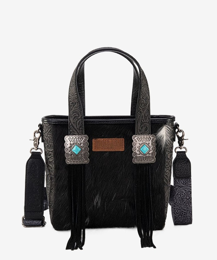 The High Brow Cat Wrangler Purse in Jet Black