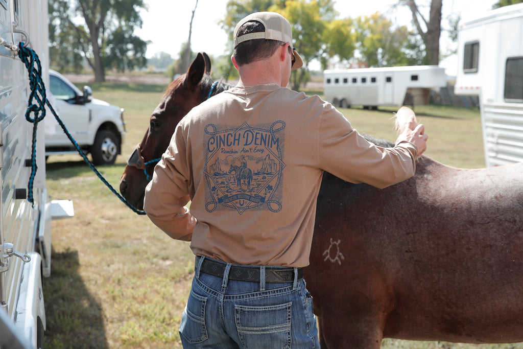 The Grande Prairie Long Sleeve Tee by Cinch