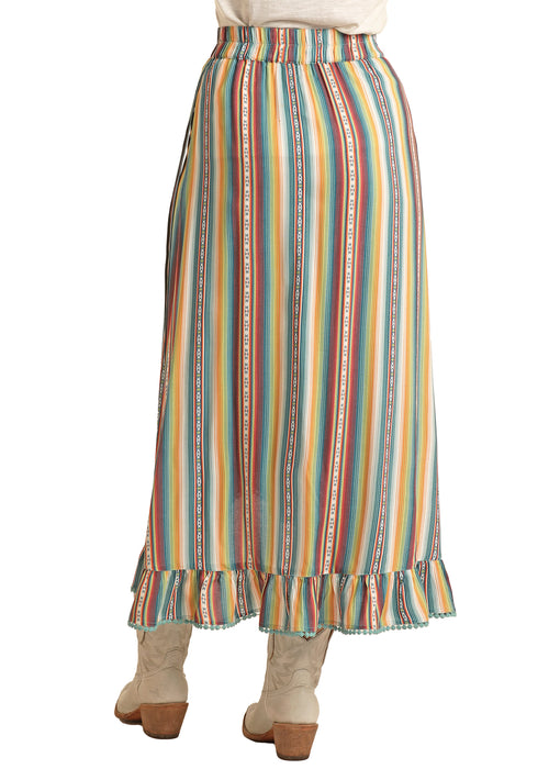 Cowgirl Tuxedo Ruffle Wrap Skirt by Panhandle