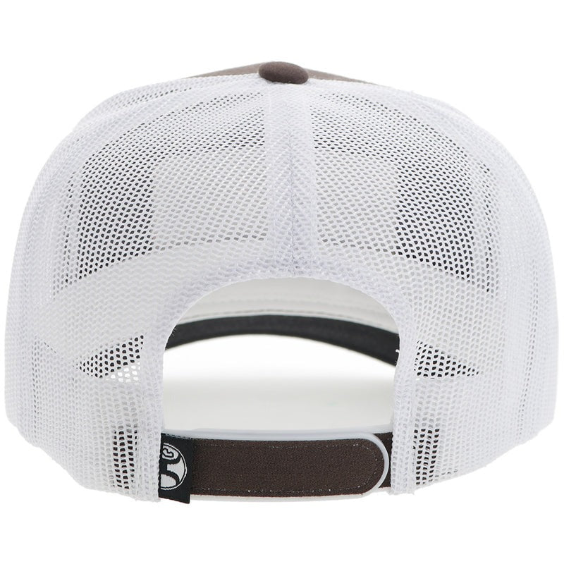 Throw Back Hat by Hooey in Brown/White
