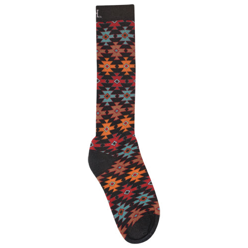 The Amped Up Aztec Boot Cut Sock by Red Dirt Hat Co.