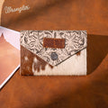The Calico Range Carved Hide Wrangler Wallet - Tan