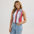 The Buds & Suds Sleeveless Pearl Snap by Wrangler