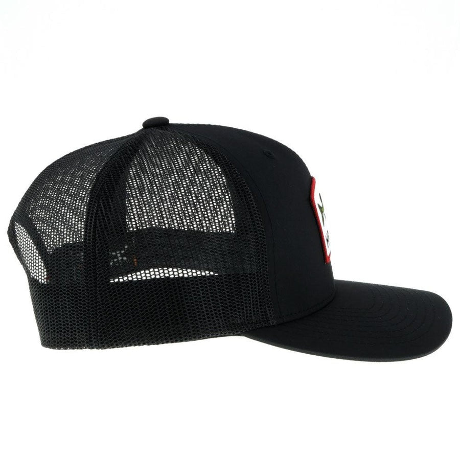 Habitat Hat by Hooey in Black/Black Mesh
