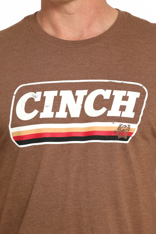 Farm Class Cinch Men's Tee in Dirt Road Brown