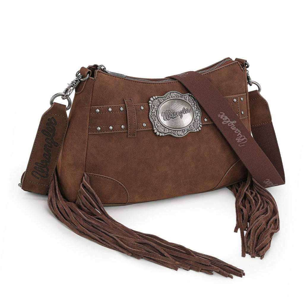 The Dusty Belle Hobo Purse by Wrangler in Coffee