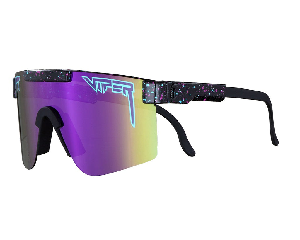 The Original Midnight Polarized Purple Sunglasses by Pit Viper - Double Wide