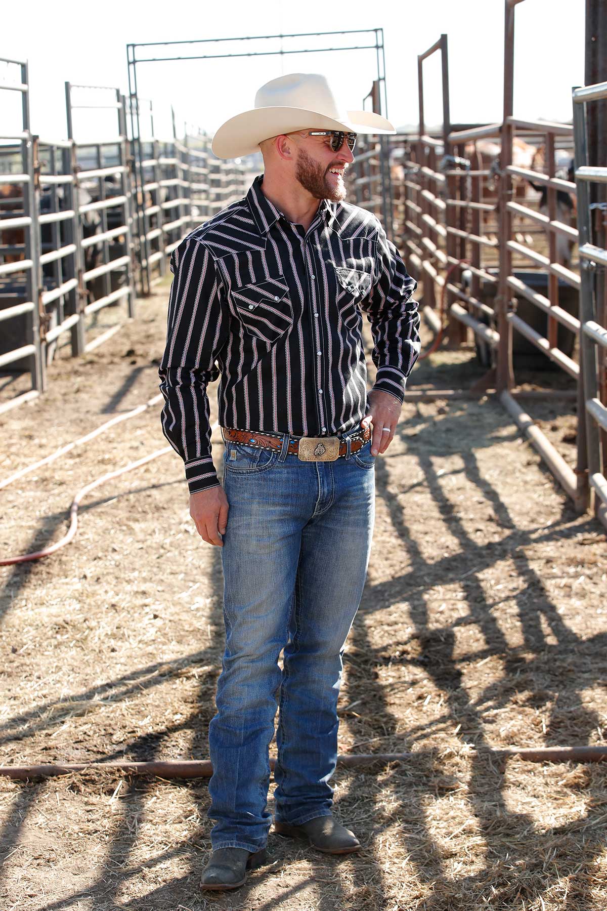 The Hoyt Buck Button Up Shirt by Cinch