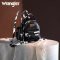 The Dairy Delight Mini Backpack by Wrangler - Solid Black w Trim