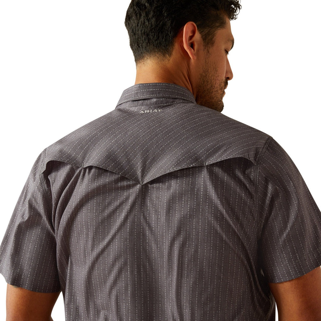 The Riley Men's VentTek SS Pearl Snap Shirt by Ariat