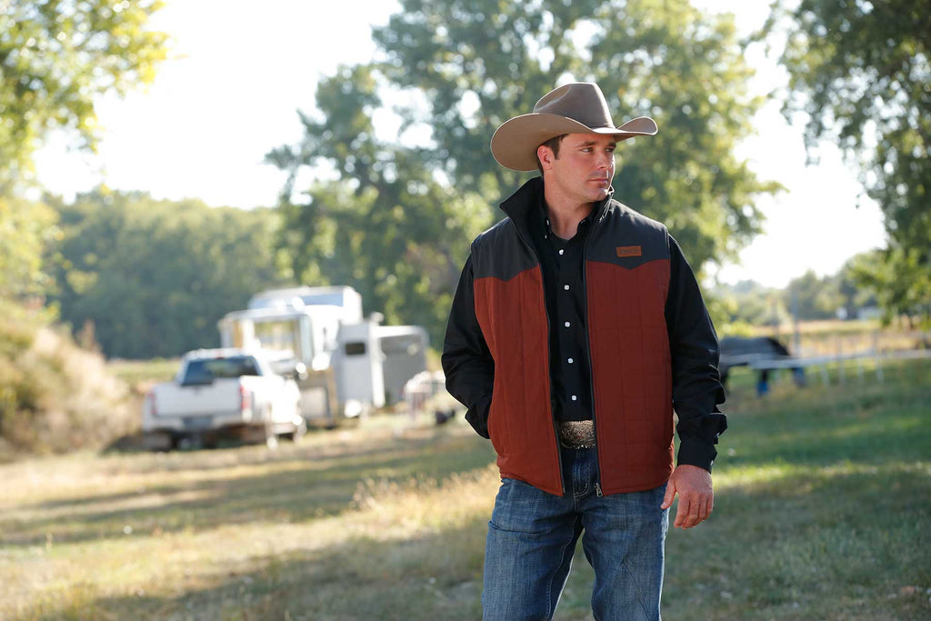 The Windy Ridge Men's Reversible Vest by Cinch