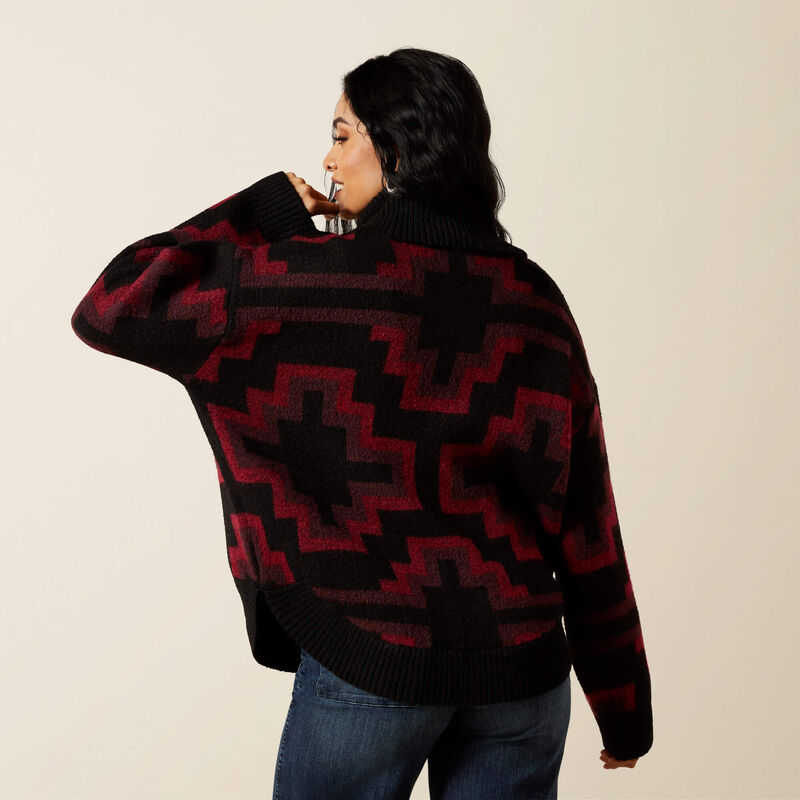 The Licorice Aztec Sweater by Ariat