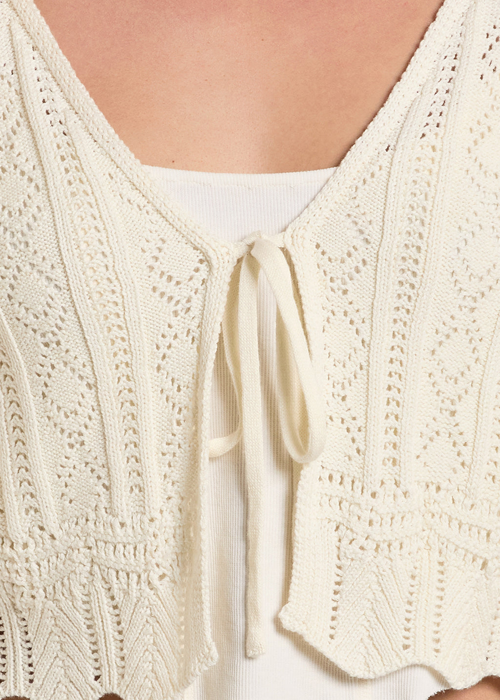 Daisy Mae Crochet Tie Front Cardigan by Rock & Roll Cowgirl