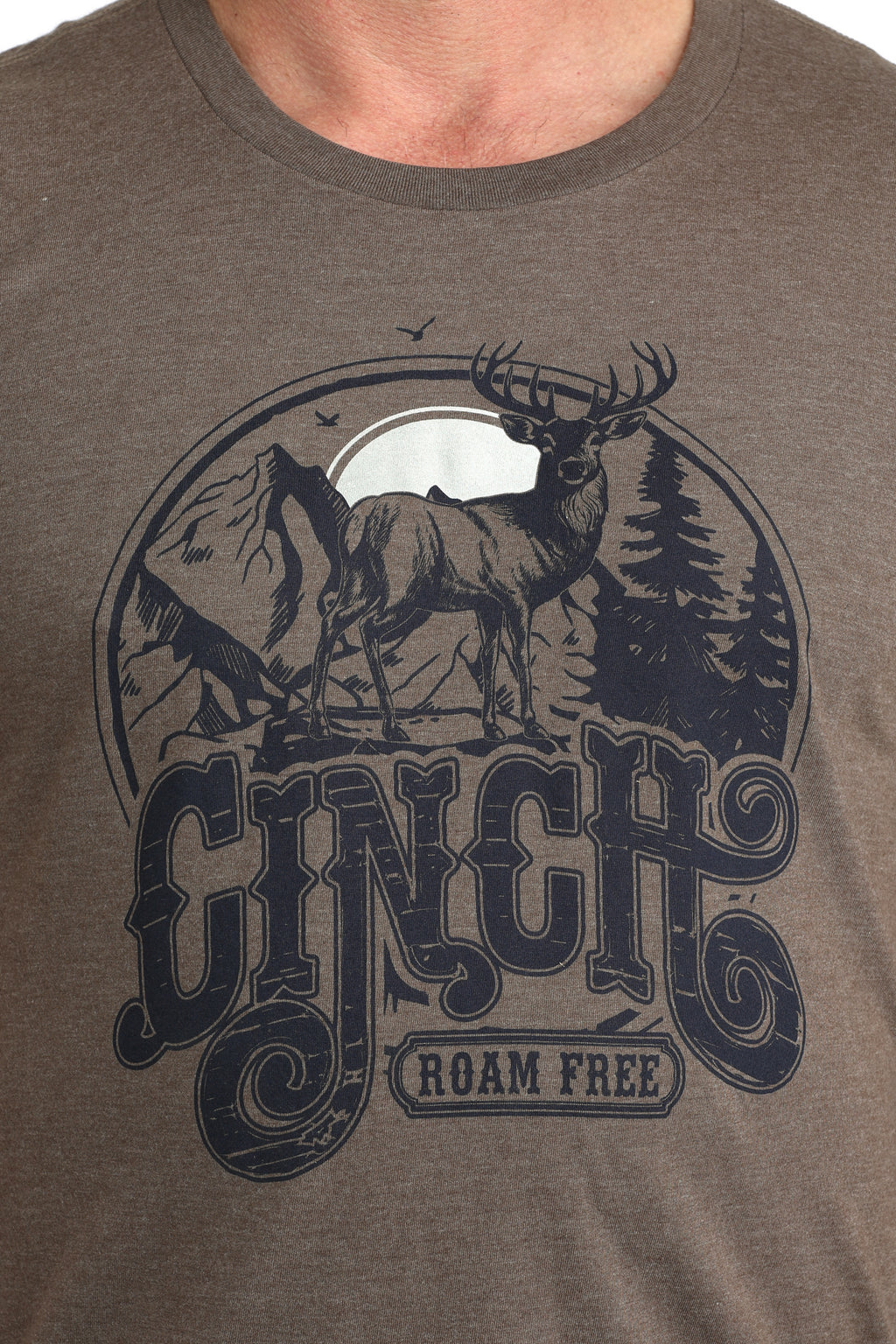 Roam Free Tee By Cinch in Brown