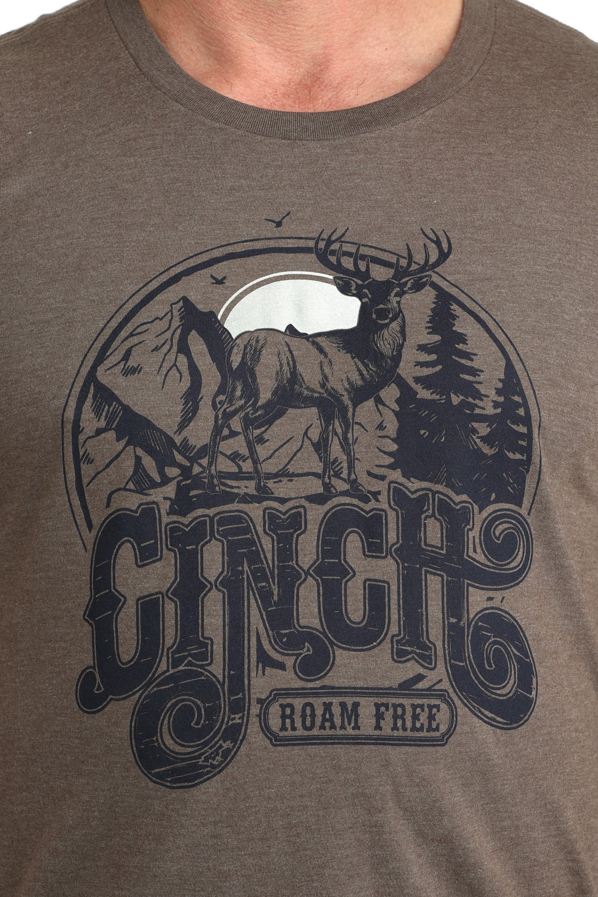 Roam Free Tee By Cinch in Brown