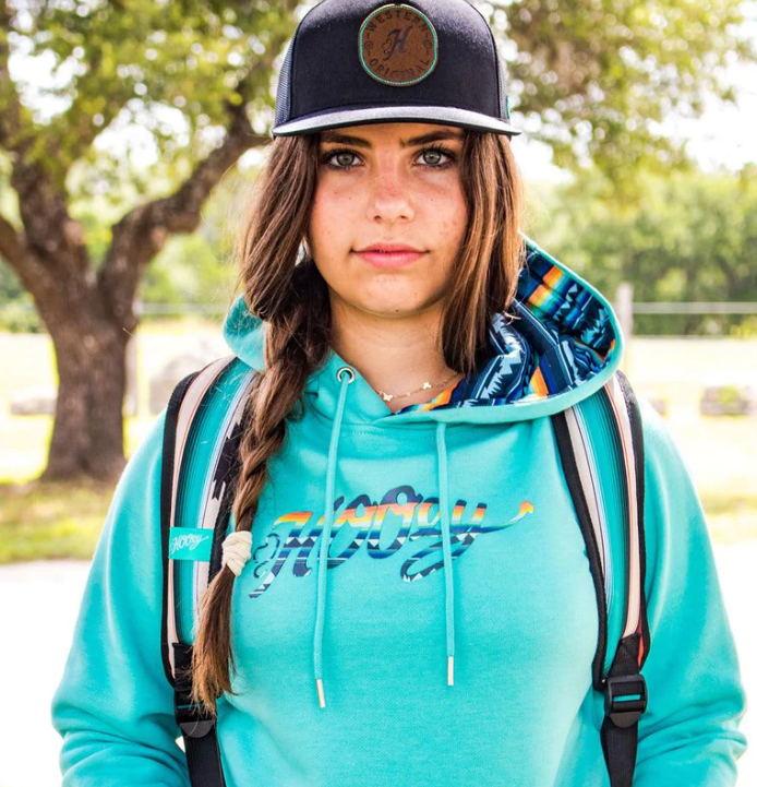 Carico Turquoise Hoodie by Hooey