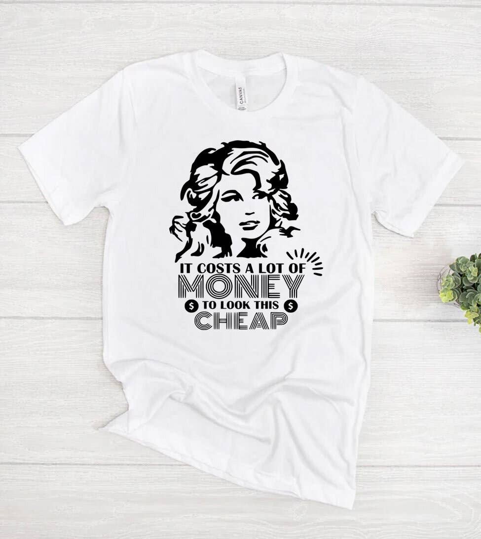 Look This Cheap White Dolly Tee