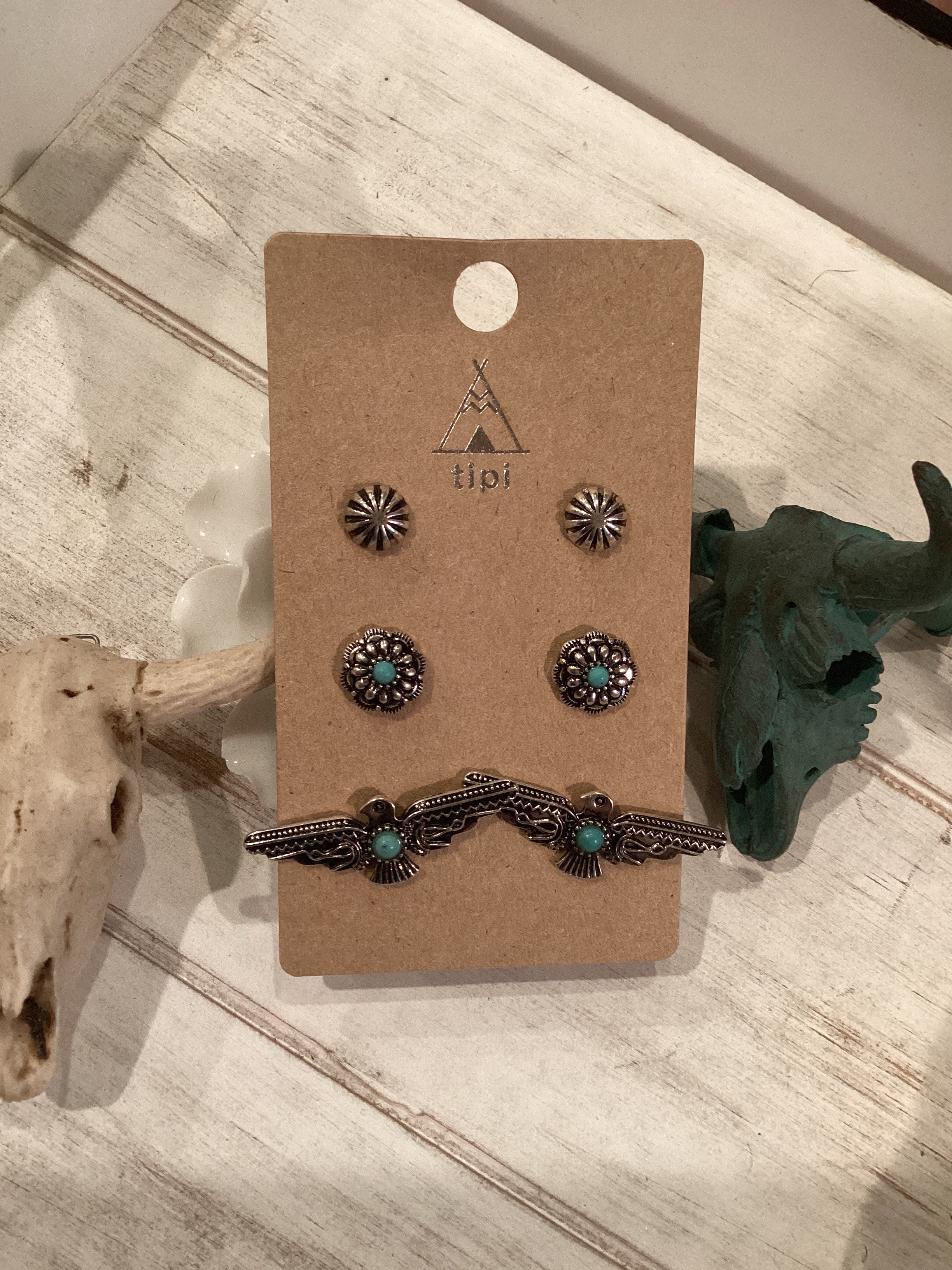 Tequila Thunderbird 3 Pack Earrings