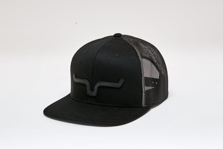 Weekly Trucker Hat in Black embroidery by Kimes Ranch (1)