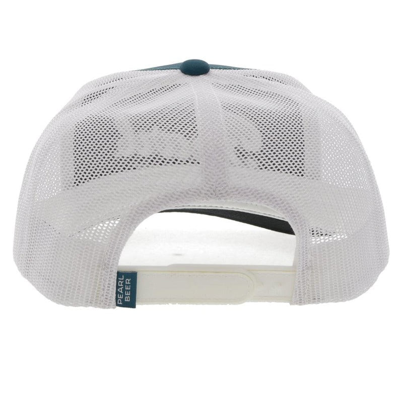 Pearl Hat by Hooey Teal/White