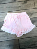 The Daisy Duke Ruffle Shorts - Baby Pink