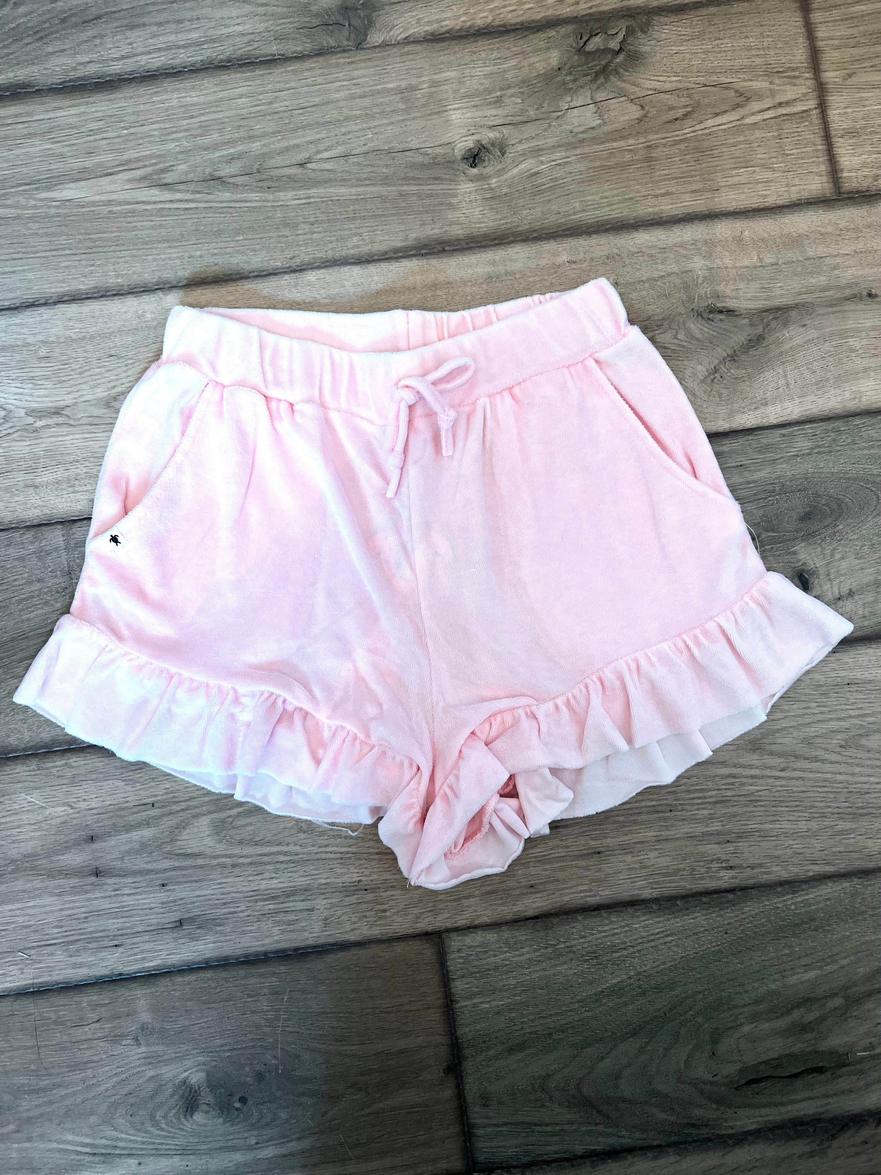 The Daisy Duke Ruffle Shorts - Baby Pink