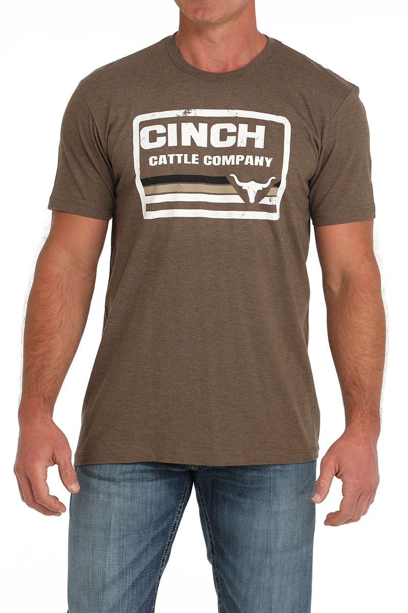 The Cattle Co. Tee by Cinch-Brn