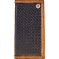 The Corriente Basket Weave Rodeo Wallet by Hooey