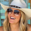 Hollywood Sunglasses in Gradient Grey by American Bonfire