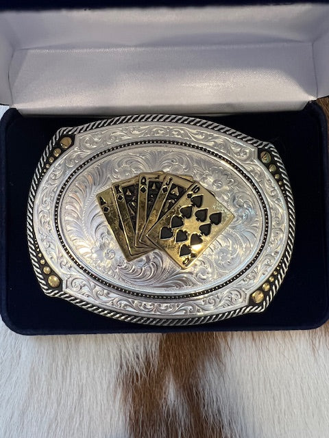 The Comin' Up Spades Buckle
