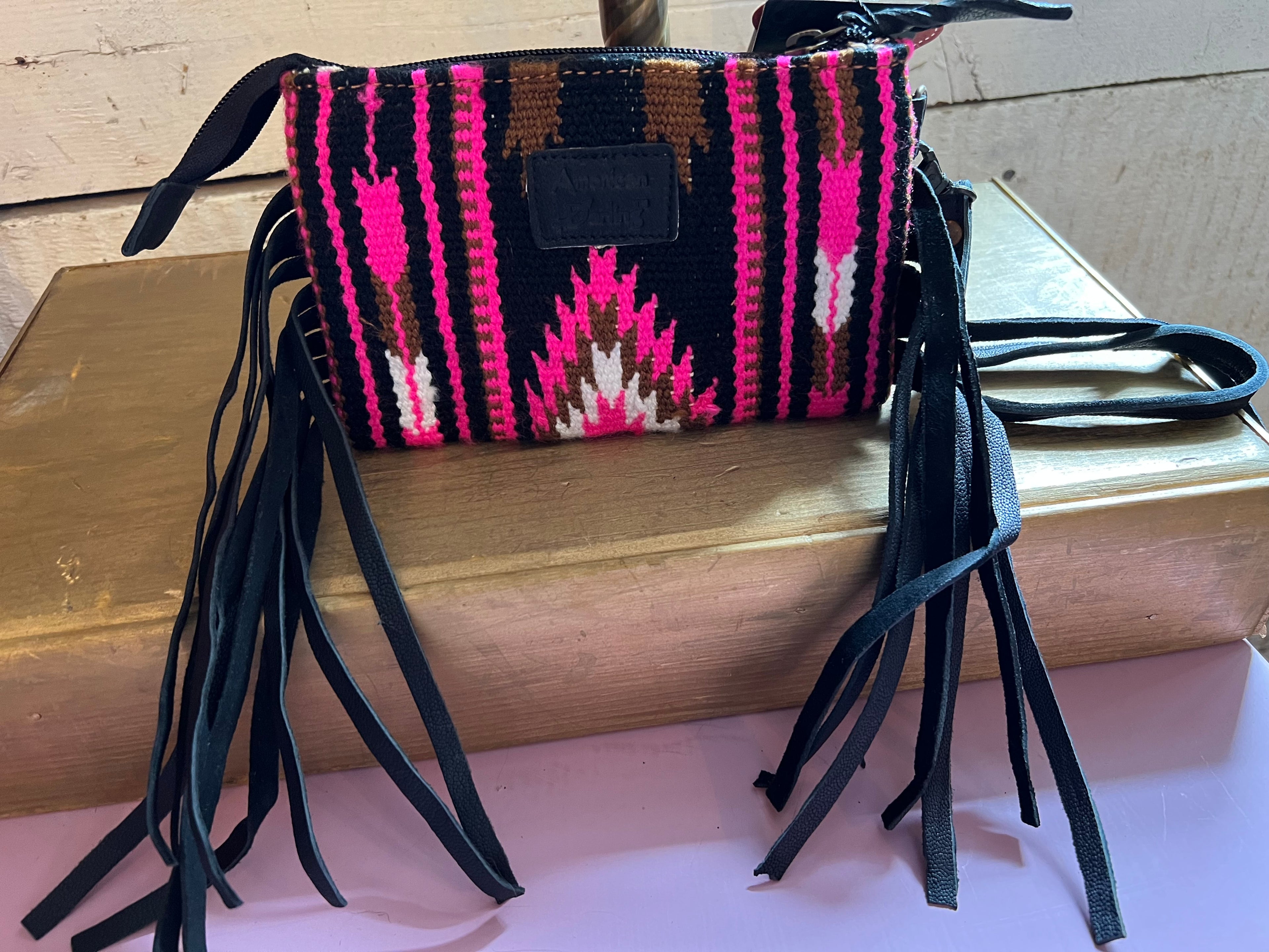 The Ranchette Wristlet Purse - Electric Pink