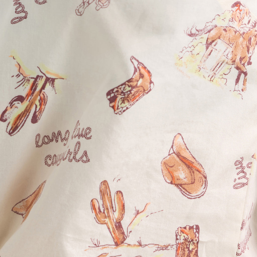The Classic Cowgirl Timeless Sleeveless Tye Blouse by Wrangler