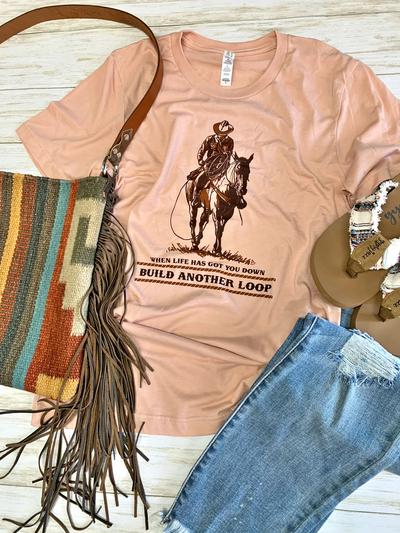 Build Another Loop Tee - Peach