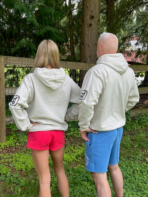 The GET AFTER IT Hoodie in Desert Sand Tan