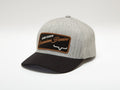 Premium Denim Trucker Hat by Kimes Ranch in Grey Denim