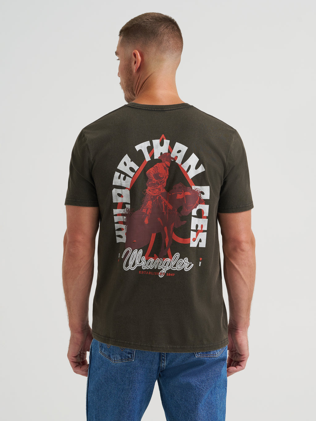 The Wilder Than Aces T-shirt by Wrangler
