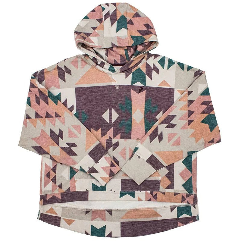 The Azalea Aztec Oversized Hoodie by Hooey