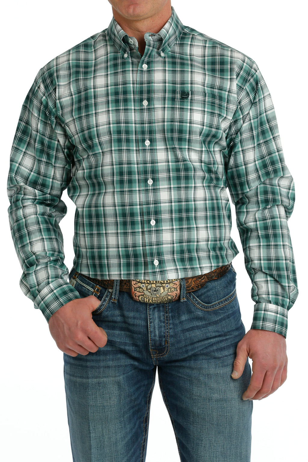 The Colonel Button Up Classic Fit Shirt by Cinch