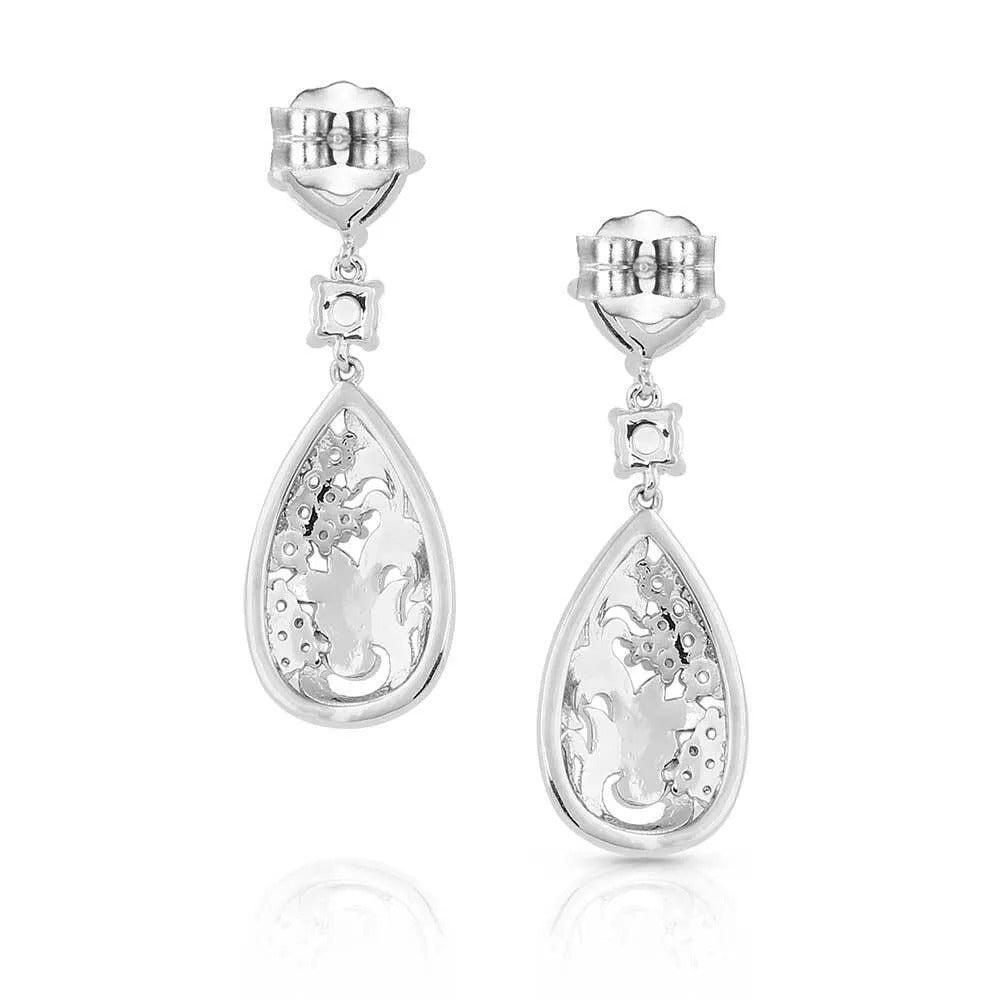 The Moonlight Garden Crystal Earrings by Montana Silversmiths