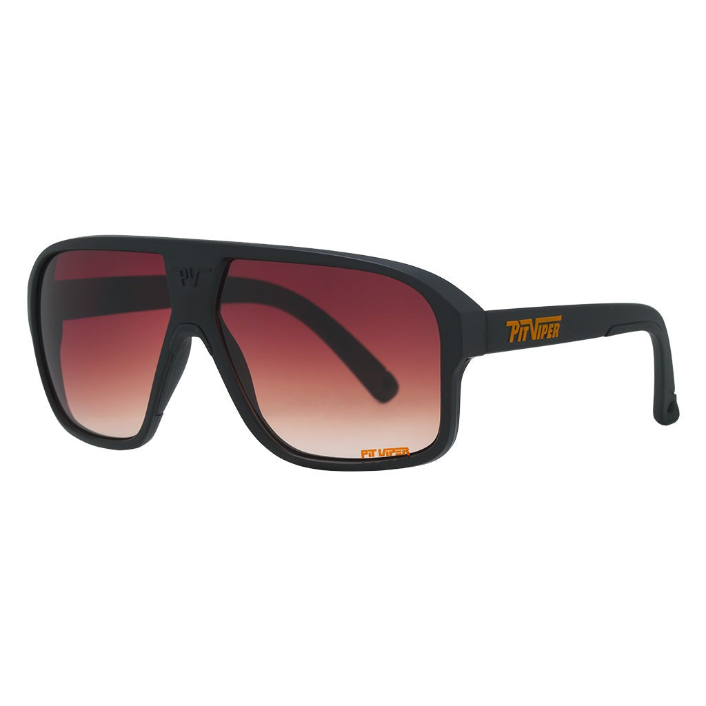 The Exec Flight Optics in Brown Fade Sunglasses by Pit Viper